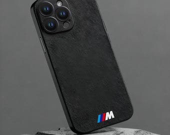 Alcantara Auto Handyhülle | Rennwagen-Logo-Handyhülle | BMW Leder Handyhülle | Für iPhone 17/17 Pro/17 Pro Max 16 15 14 13 12 11 Pro Max X