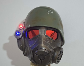 3D printed NCR Veteran Ranger Helmet Fallout inspired, Cosplay.