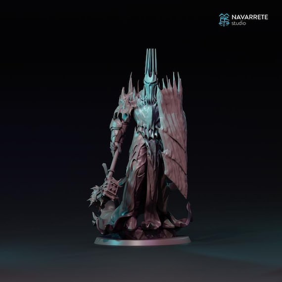 Vorgath, The Dark Enemy. Alternative model fit mesbg, strategy battle. 3D printed in resin UV.