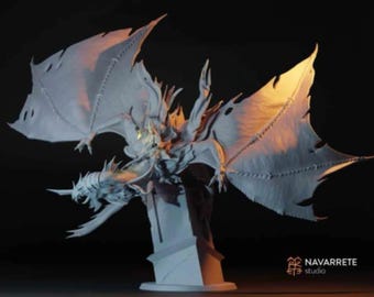 The Spectrum King. Alternative model fit mesbg, strategy battle. 3D printed in resin UV.