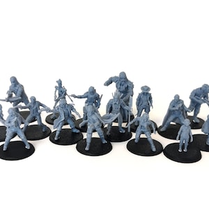 Bundel met buitenrand en onvoltooide zakelijke uitbreidingsset. 16 proxymini's, 3D-geprint. SW Legion-schaal. GEEN officieel product.