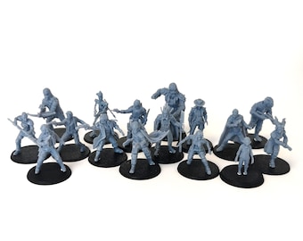 Outer rim and Unfinished business expansion set bundle. 16 proxy minis 3D printed. SW Legion scale. NOT official product.