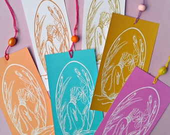 Enchanted Swans Printable Gift Tag Labels