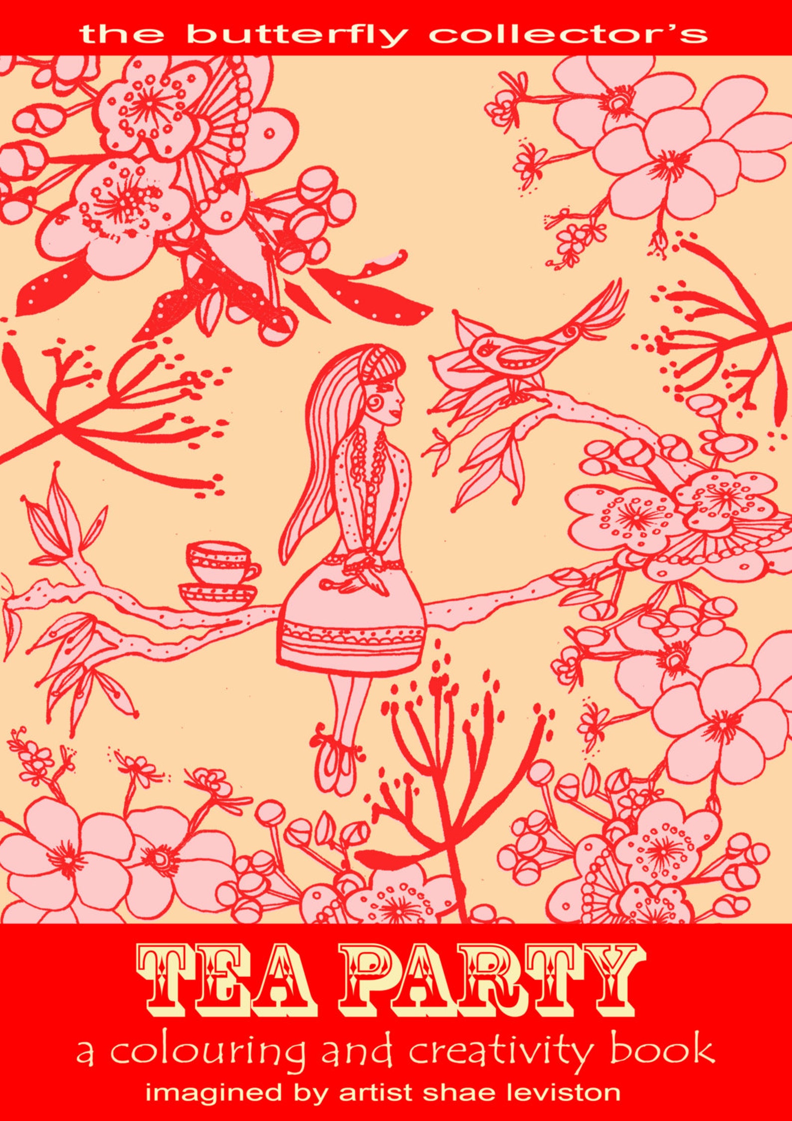 Tea Party Printable Colouring and Creativity Book - Etsy