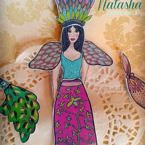 Natasha Paper Doll Girls Paper Craft Printable