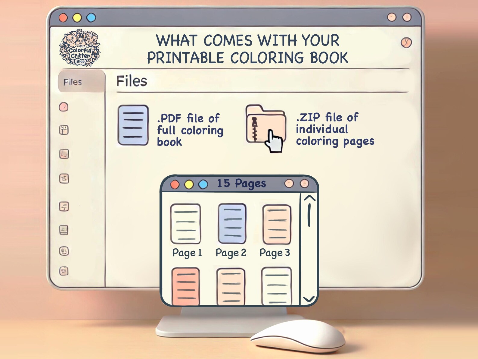 Little Dragon Coloring Pages *digital Download, Ready to Print* Etsy