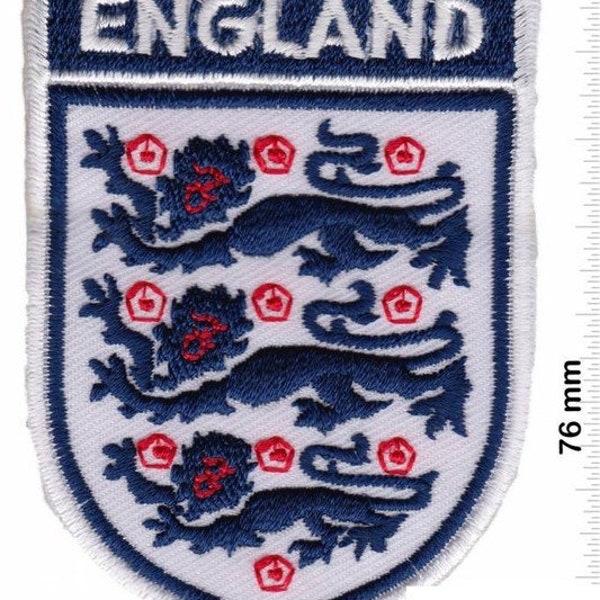 Angleterre Langleterre Englische Soccernation_1 écusson brodé applique fer sur