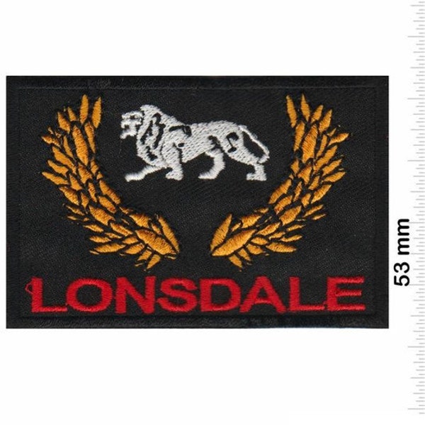 Boxen Lonsdale London Boxing Fight Streetwear Red Embroidered Patch Badge Applique Iron on