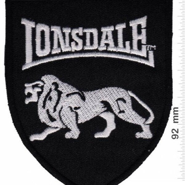 Boxen Lonsdale London Black Boxing Fight Str Embroidered Patch Badge Applique Iron on