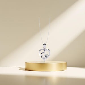 Heart-Shaped Lab-Grown Diamond Pendant – Love in Every Detail