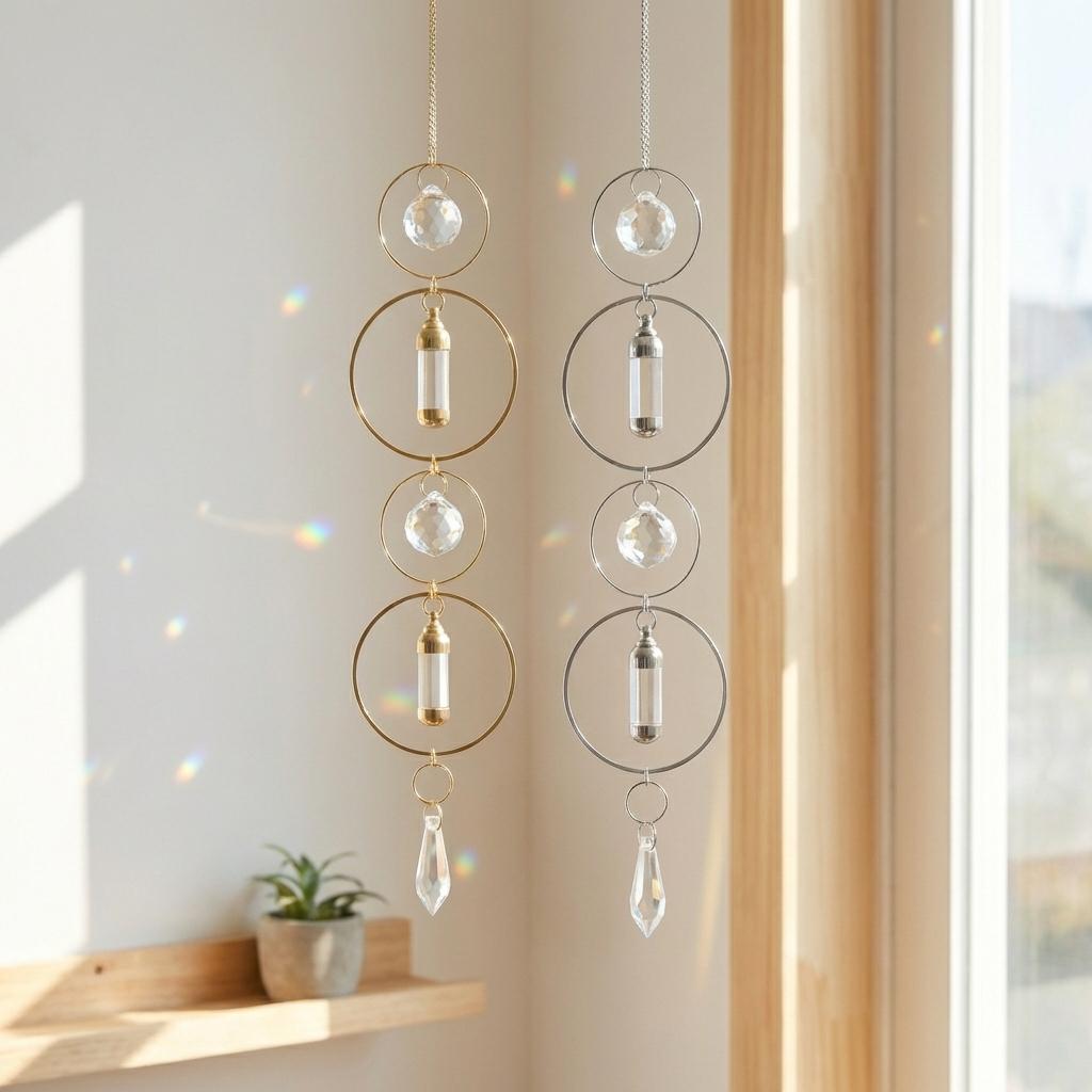 Celestial Remembrance Crystal Urn Suncatcher Vial Memorial Urn Sun Catcher Pet rainbow bridge Ashes bridge Window Hanging Decor Pet Memorial