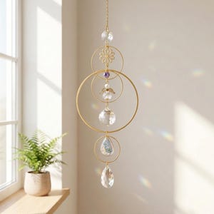 Baby Memorial Wind Chime Forget Me Not Flower Suncatcher • Angel Baby Remembrance Ornament Birthstone Miscarriage & Stillborn Keepsake Gift