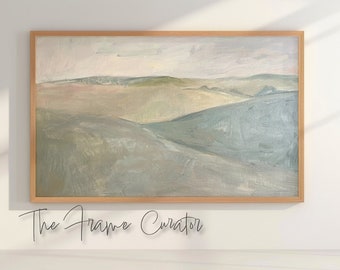 Spring Green Impressionist Oil Painting for Samsung Frame TV (Digital Download)