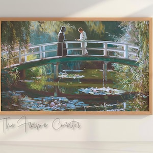 Star Wars 'Fishing With Dad' Frame TV Art: Impressionist Oil Painting (Digital Download)