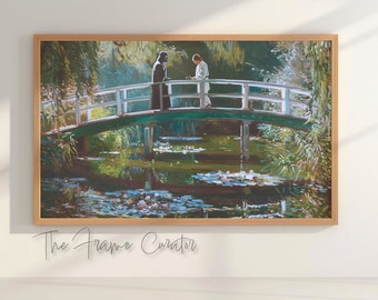 Star Wars 'Fishing With Dad' Frame TV Art: Impressionist Oil Painting (Digital Download)