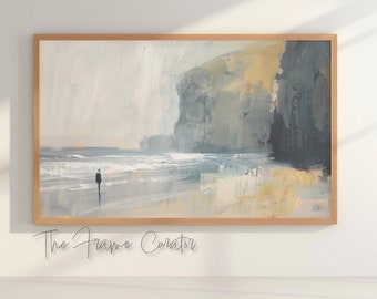 Swedish Impressionist Coastal Art: 'The Cove' for Samsung Frame TV (Digital Download)