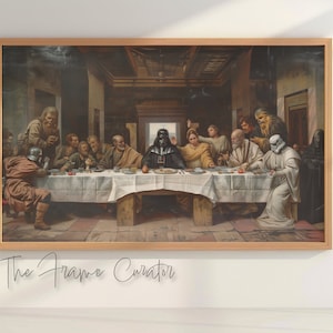 Star Wars 'Darth Supper' Frame TV Art: Baroque Renaissance Style (Digital Download)