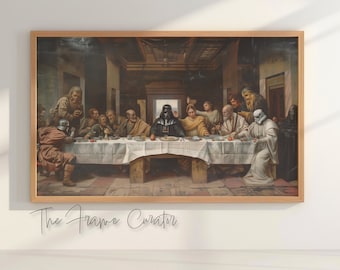 Star Wars 'Darth Supper' Frame TV Art: Baroque Renaissance Style (Digital Download)