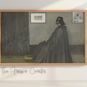 Star Wars Frame TV Art: 'Skywalkers Father' Oil Painting (Digital Download)