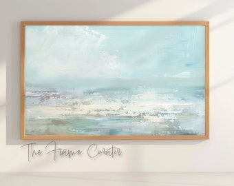 Abstract Coastal 'Sea Breeze' Art for Samsung Frame TV (Digital Download)