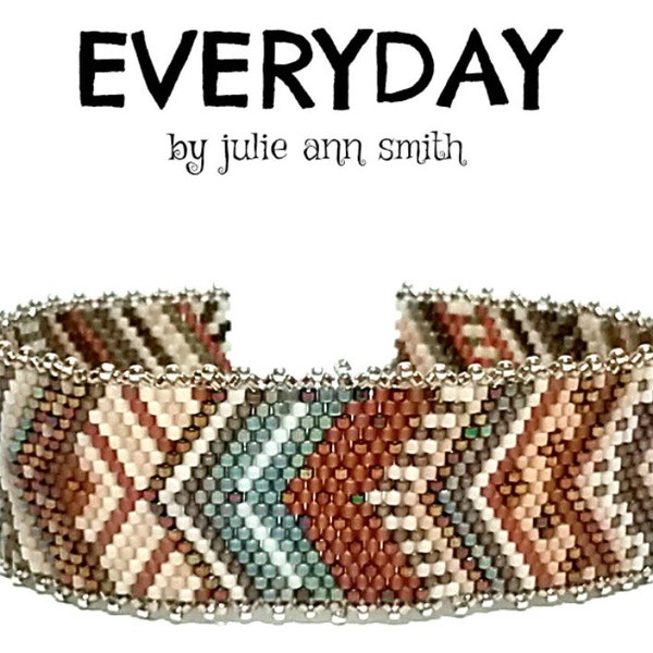 Julie Ann Smith Designs EVERYDAY Odd Count Peyote Bracelet Pattern