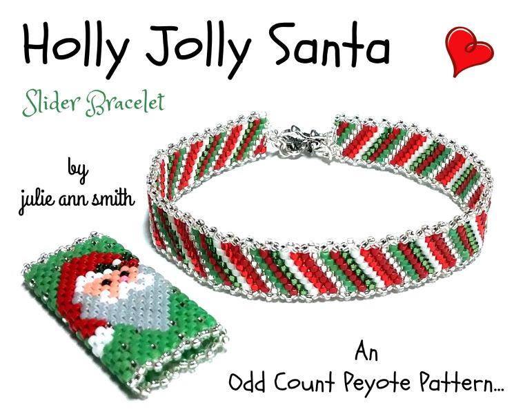 Julie Ann Smith Designs - COLOR WERKZ - Odd Count Peyote Bracelet - 11/0  Delica Bead Kit