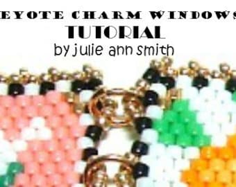 Julie Ann Smith Designs PEYOTE CHARM WINDOWS Tutorial