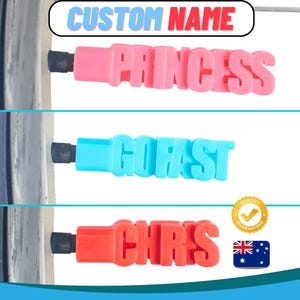 Personalized Bicycle Tyre Caps, Custom Black Tire Valve Dust Cap Cover Car Accessory Valve Stem Tire Wheel Decor