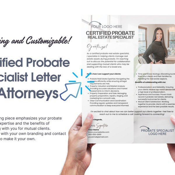 Probate Real Estate Postcard Etsy Probate Real Estate Postcard Etsy