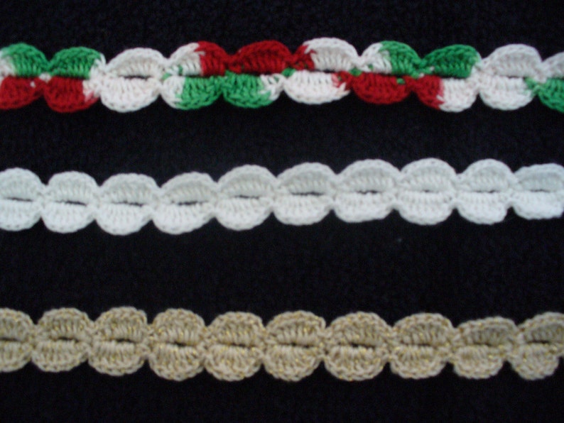 Midnight Delight, Hand Crochet choker Your choice of colors image 4