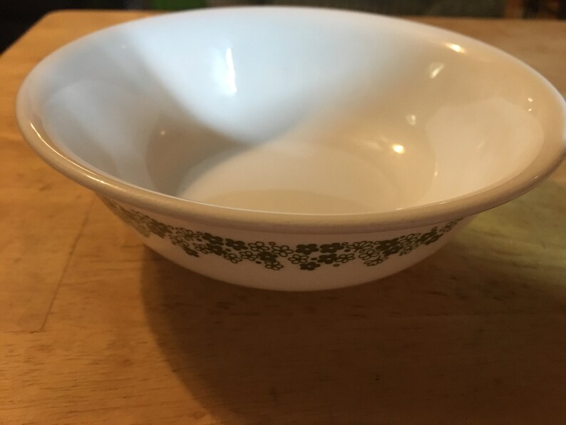 Corelle Spring Blossom Crazy Daisy Green Cereal Bowl