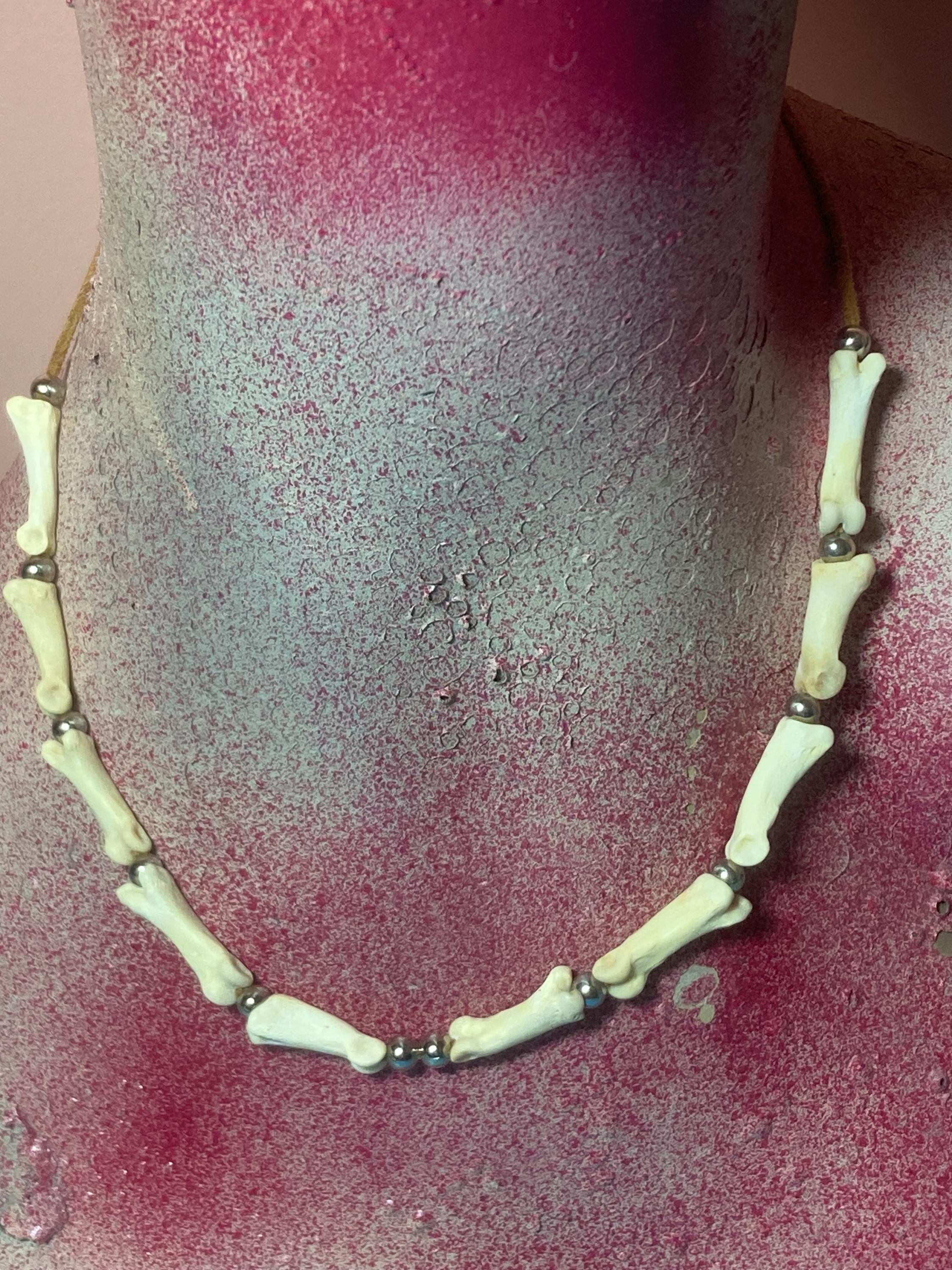 Real Bone Necklace - Etsy