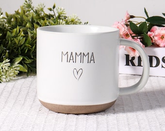 Mug en céramique gravé avec votre texte, Mug à café personnalisé pour maman/papa/mari, Mug cadeau gravé, Idées cadeaux personnalisés, Cadeaux pour demoiselles d'honneur