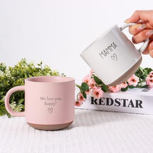 Graverad keramikmugg med din text, Anpassad keramikmugg för mamma/pappa/man, Graverad presentmugg, Anpassade presentidéer, Brudtärnepresenter bild 10