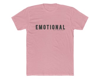 TIMO MANU Emotional Men's Cotton Crew Tee