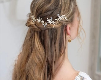 Copricapo da sposa per il tuo matrimonio,Accessori per capelli Hair Vine Alta qualità, Accessori per capelli Hair Vine Sposa, strass, fascia di cristallo