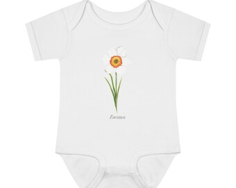 Narcissus Infant Baby Cotton Rib Bodysuit