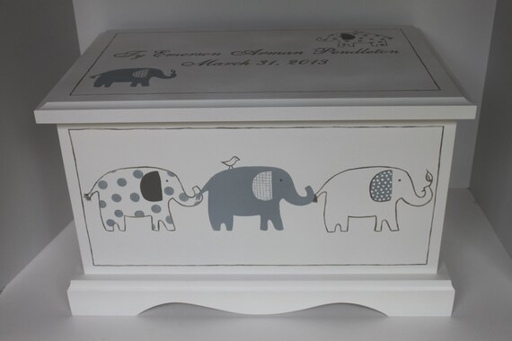 baby keepsake chest box