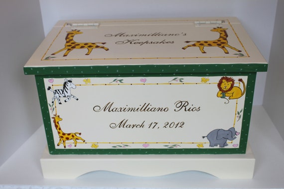 baby keepsake chest box