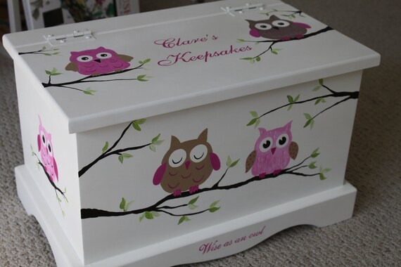 baby keepsake chest box