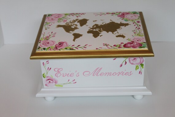 baby girl keepsake box