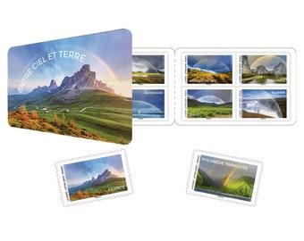 Carnet 12 Timbres Entre Ciel Et Terre Lettre Verte 20g La Poste