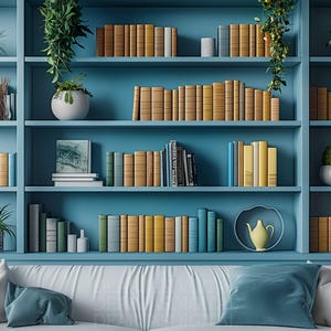 Virtual Office Zoom Background Office Backdrop Home Office Background Virtual Background Business Backdrop Home Office Backdrop Bookshelf