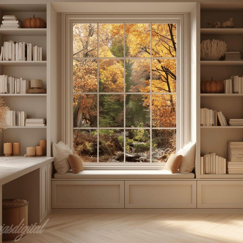 Fall Office Background - Etsy