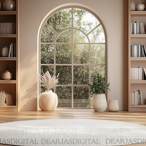 Zoom Home Office Virtual Background Window teams backdrop Realistic home Online Meeting Professional Meets Home Decor