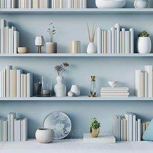 Zoom background home office Virtual Office Zoom Background Office Backdrop Home Office Background Virtual Background Blue Bookshelf Backdrop