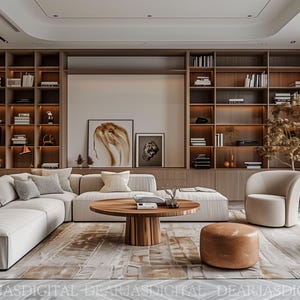 Zoom Hintergrund für Studio | Professioneller virtueller Hintergrund für Teams | Modernes Home Office Digitaler Download