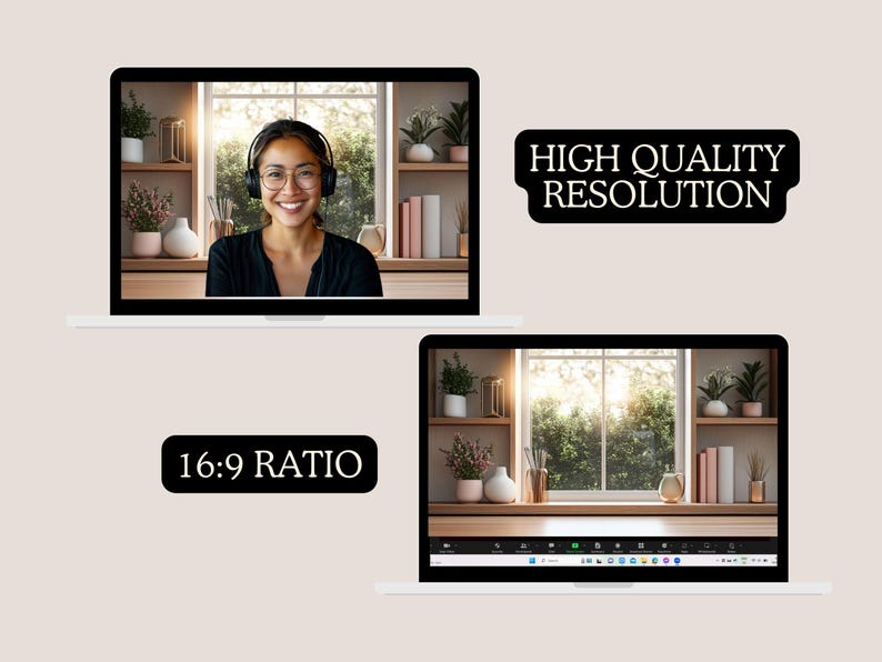 Simple Window Virtual Background Realistic Window View Virtual Background (digital Download) - Etsy