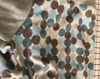 Greyhound Jammies - Blue/Grey Dots