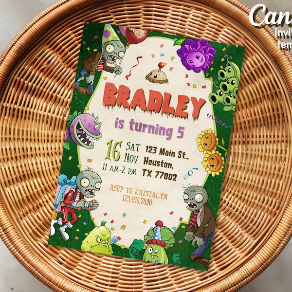 Plants Vs Zombies - Etsy